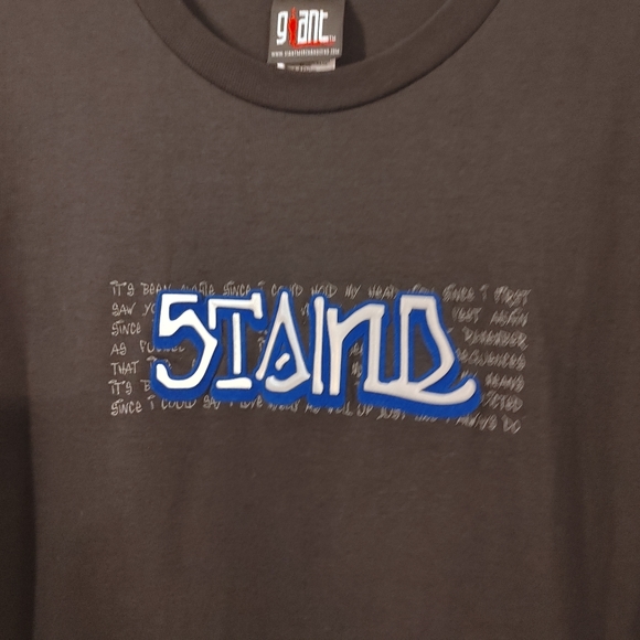 Vintage OG 00’s 01’ Staind T-Shirt “It’s Been Awhile” Band Rock 3M Reflective La - Picture 15 of 16
